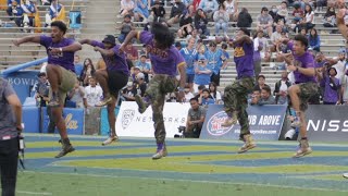 Cali Bruhz Setting it owt at the rose bowl Alabama State vs UCLA omega psi phi