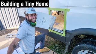 Propane Gas Box Installation | The Safe Way to Store Propane? | VAN BUILD Ep7