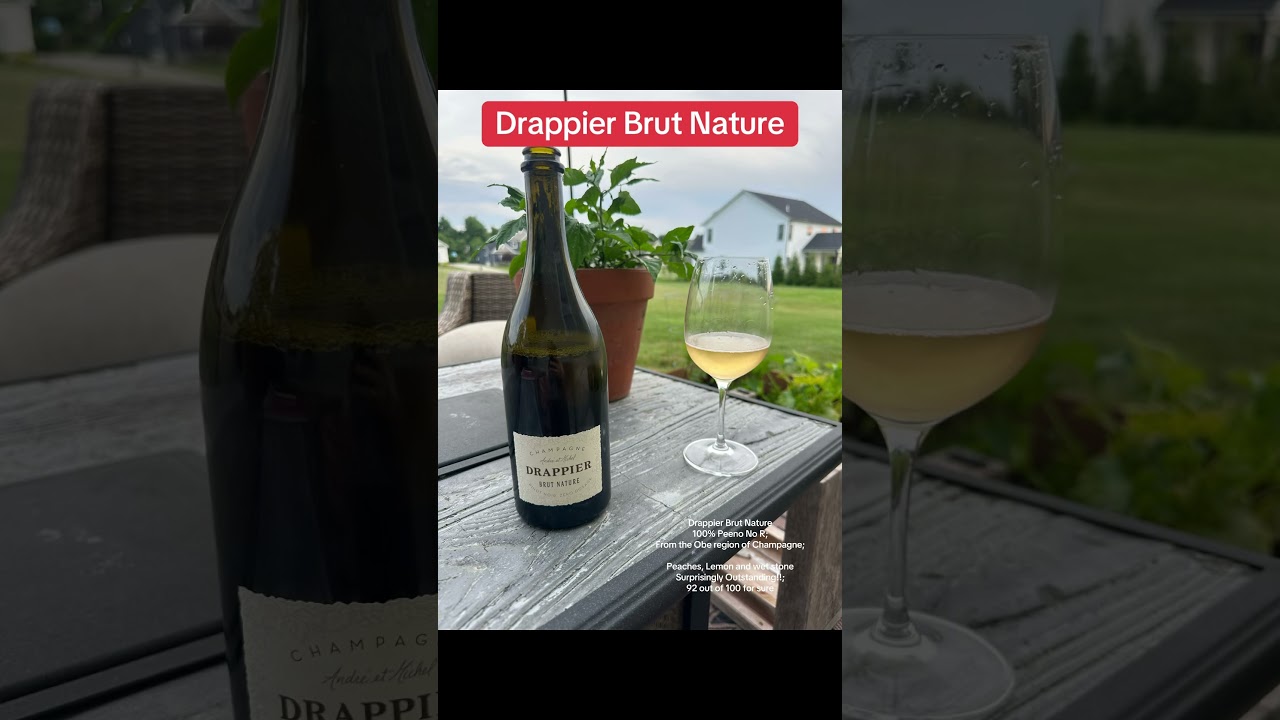 ✨Drappier Brut Nature — Pure, Crisp, and Unapologetically Dry✨No dosage. Just Pinot Noir