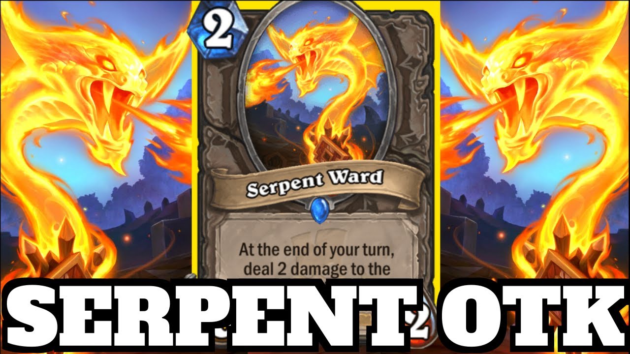 Serpent Ward OTK! Totem PRIEST?! It's a Thing. | Hearthstone