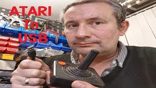 Atari Joystick to USB adaptor build