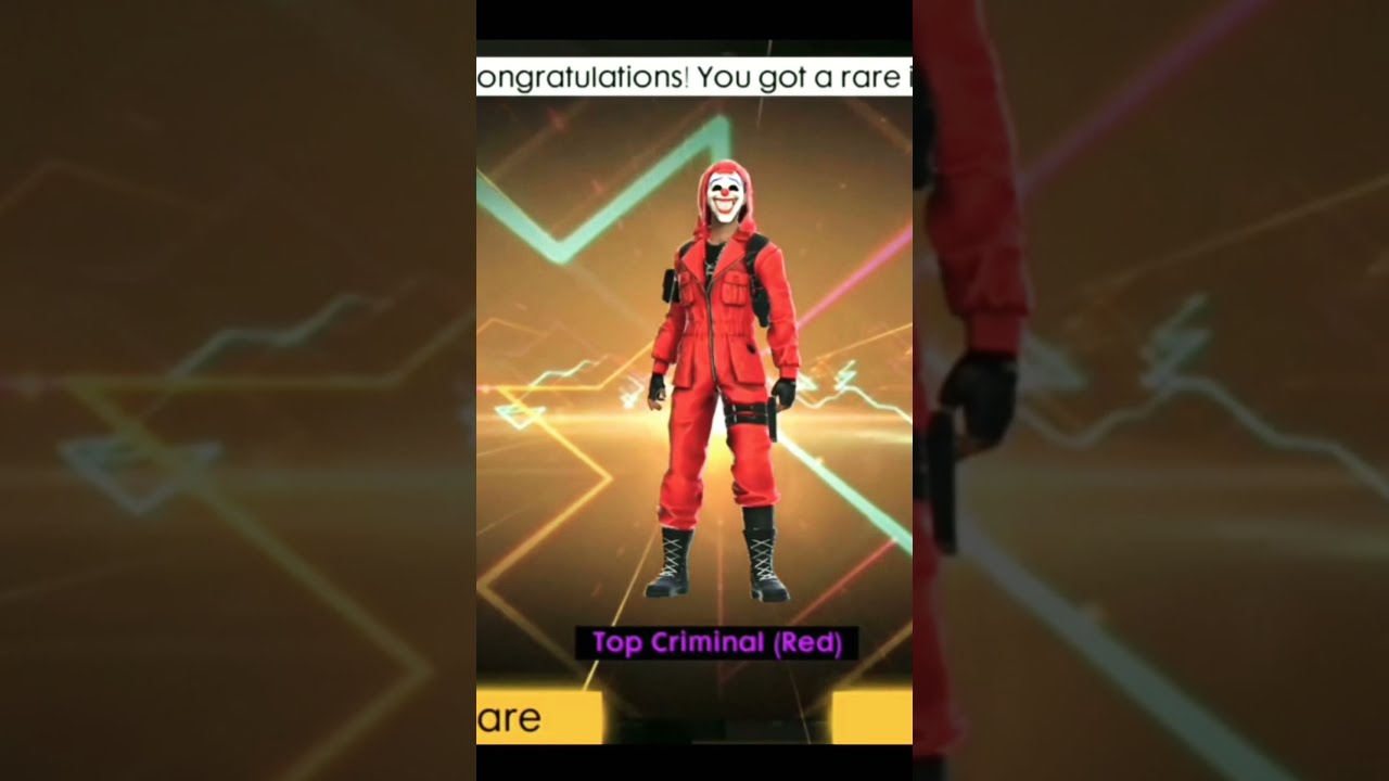 GET RED CRIMINAL BUNDLE - Garena freefire 