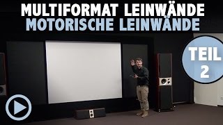 Multiformat Leinwände Teil 2 - Motorische Multiformat Rolloleinwand Vnx Atlantis Dream Multiformat