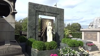 Кладбище МОНМАРТР в Париже / Могила Далиды /MONTMARTRE Cemetery