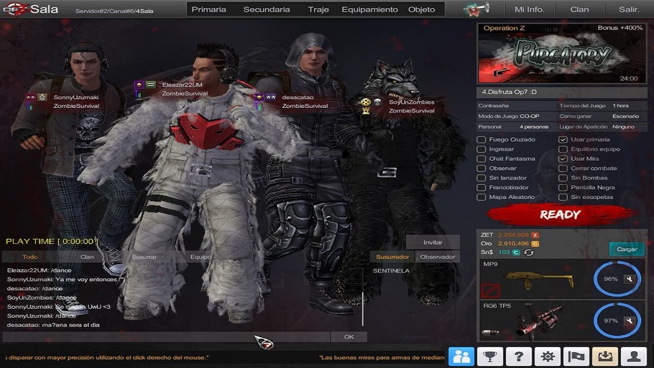 Op7 zombies partidas solo en modo Purgatory