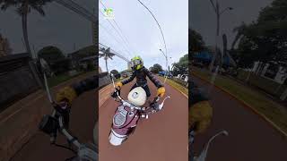Moto clássica moderna com conforto e potência!