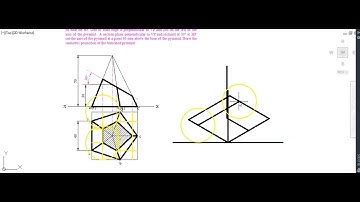 #Isometric Projection #how to draw truncated pentagonal pyramid #EG #Unit5