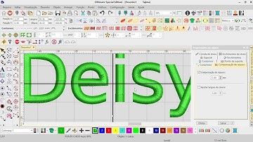 como adicionar texto no wilcom e configurar