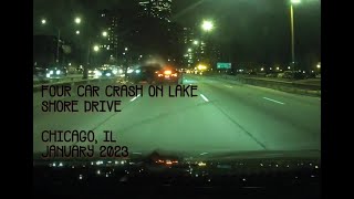 January 2023 - Lake Shore Drive Crash - Dash Cam Footage