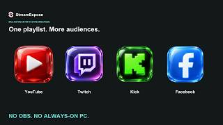 How to Multistream to YouTube, Twitch, Kick & Facebook | StreamExpose