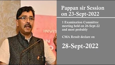 CMA Exam June 22 Result 🤞🏻 Date Confirmed by Pappan Sir | CMA Champ