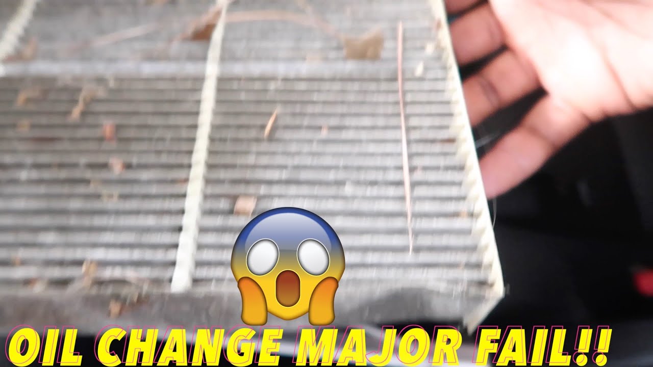 Oil Change Major Fail!! - YouTube