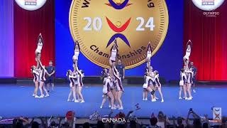 Team Canada Youth All Girl Median ICU World Cheerleading Championship 2024 Finals