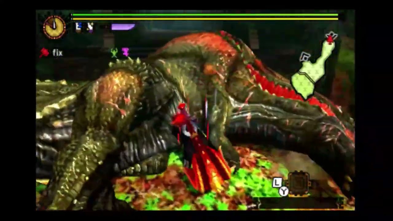 【MH4G】lv140イビルジョー 生産ハンマー 9'16''96