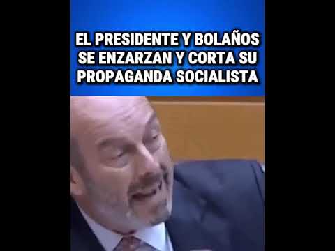 EL PRESIDENTE DEL SENADO Y BOLAÑOS SE ENZARZAN POR LA VIVIENDA "Y LE CORTA EL MICRO Y SU PROPAGANDA" 1 minuto y
