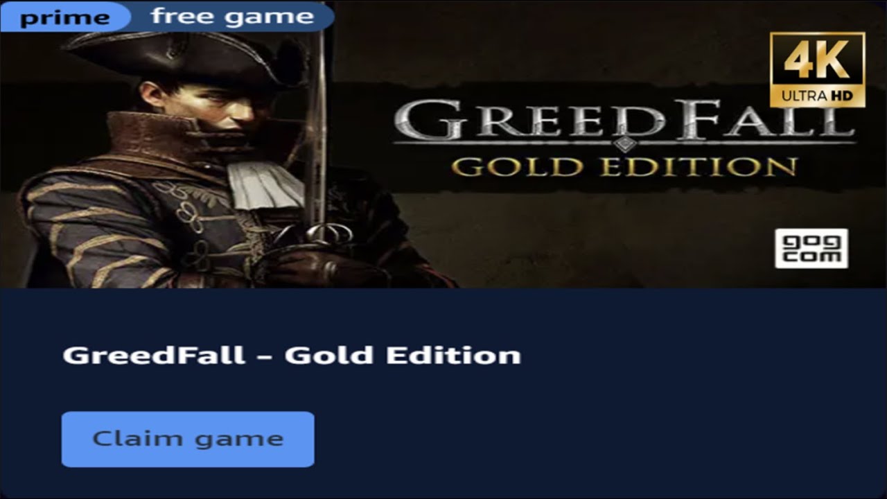 Claim GreedFall - Gold Edition AAA Title Game For Free | Game Trailer Specs & Quick Review 4K 60FPS