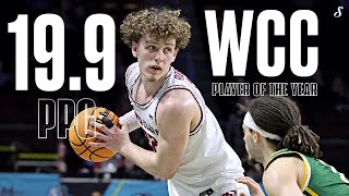 Brandin Podziemski FULL 2022-23 Season Highlights| WCC POY | 19.9 PPG 43.8 3P% & 48.3 FG%