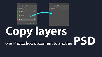 how to Copy layers  one Photoshop document to another document | Photoshop Tutorial for Beginners