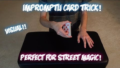 INSTANT. VISUAL. TRANSPORTATION. Impromptu Card Trick Performance/Tutorial