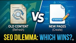 Refresh Old Content vs. Create New Pages: Which is Better for SEO?