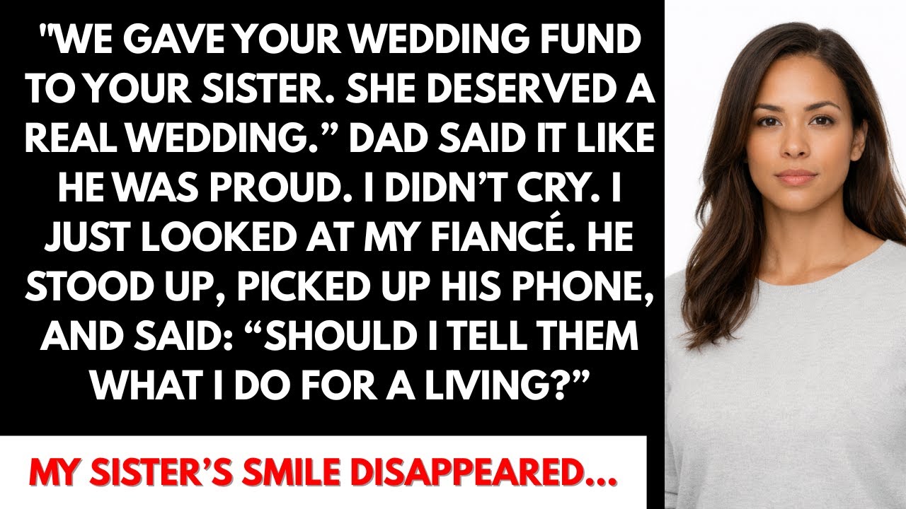 Dad Gave My Wedding Fund To My Sister—“She Deserves It.” Then My Fiancé Stood Up…