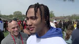 CJ Stroud says he's not nervous about the NFL Draft