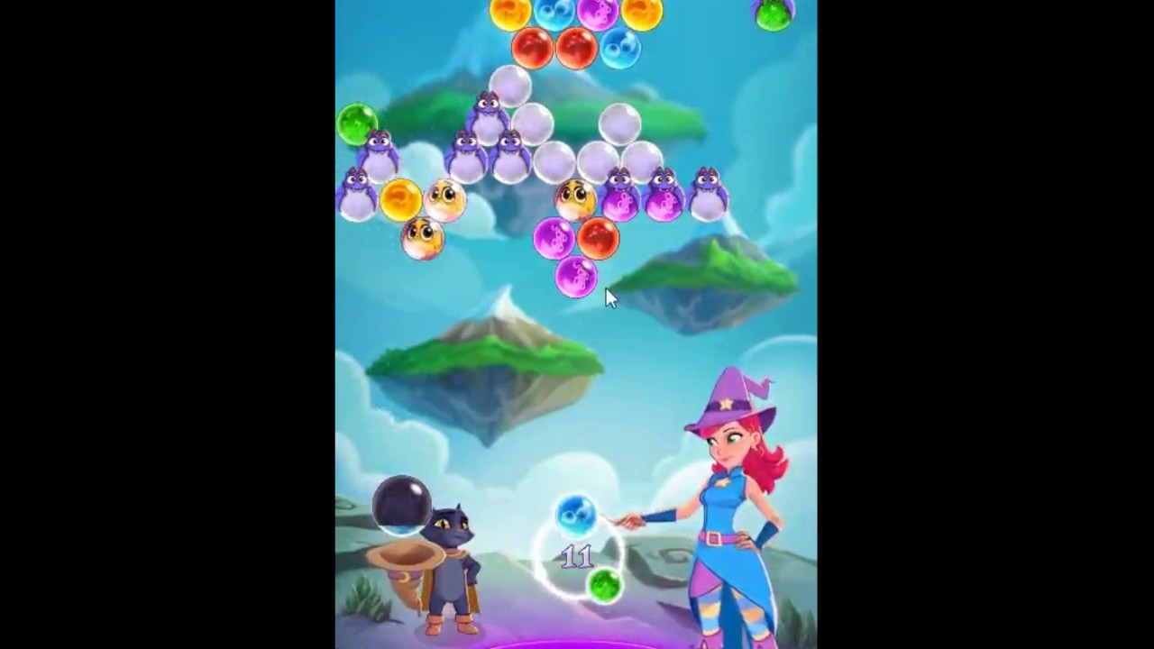 Bubble Witch Saga 3 Level 438 - NO BOOSTERS 🐈