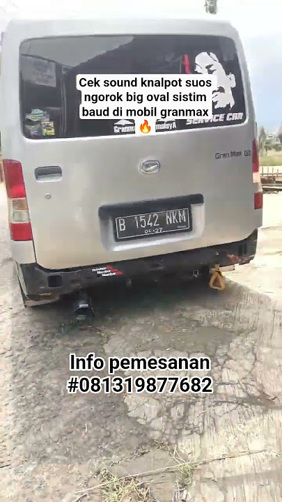 Download lagu cek sound knalpot suos ngorok big oval sistim baud di mobil granmax🔥#knalpotsuosngorok #bangbokir47