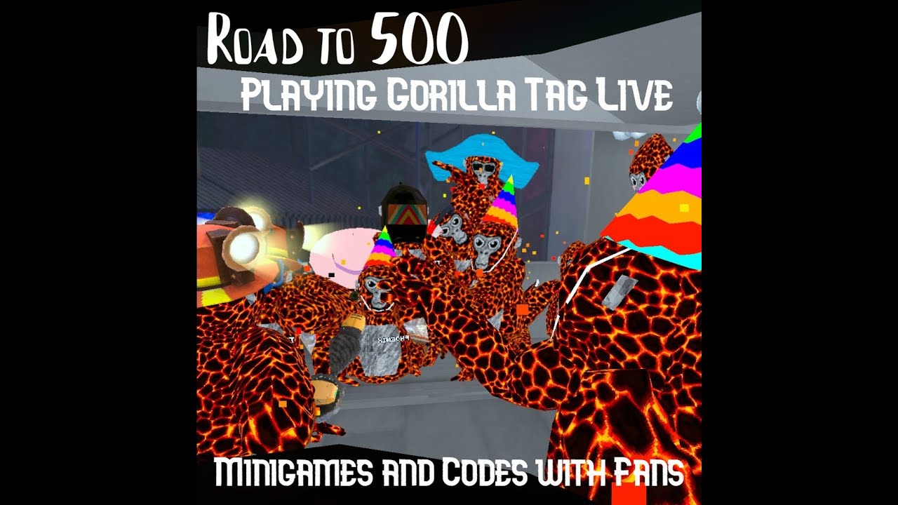 FAN CODES! Gorilla Tag Live! 