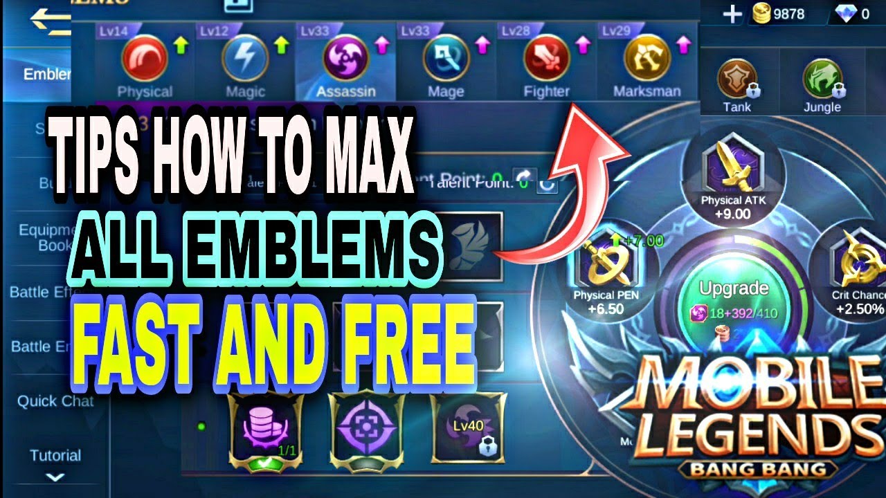 A screenshot of a player's Max Emblem level in Mobile Legends: Bang Bang
