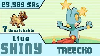 [FTQ #1] Live Shiny Treecko after 25,589 Total SRs and 7 Uncatchable Pooches! • Pokemon Ruby