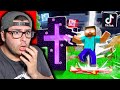 MI SONO SPAVENTATO!! Provo i TIK TOK  VIRALI INQUIETANTI di Minecraft