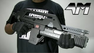 Snow Wolf M41A Pulse Rifle Aliens Airsoft Unboxing Review Black Grey Version