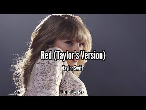 テイラースイフトREDTaylorSwiftRedTaylor’sVersion Taylor Swift - Red Taylor's Version - YouTube