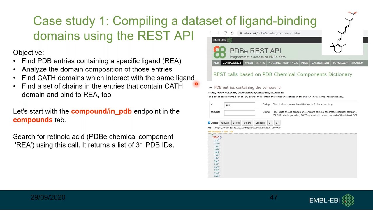 The owner ratio Sister PDBe API webinar series: Creating complex API queries - YouTube