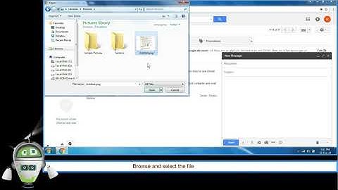 Chapter 9 - Working with E-mail Part 5 - Attaching Files to an E-mail | Class 5 Computer