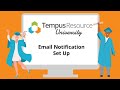 Tempus Resource Configuration: Managing Timesheet Email Notifications for Administrators