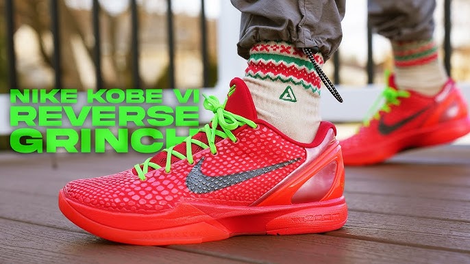 Nike KOBE 6 Protro REVERSE GRINCH Review & On Feet - YouTube