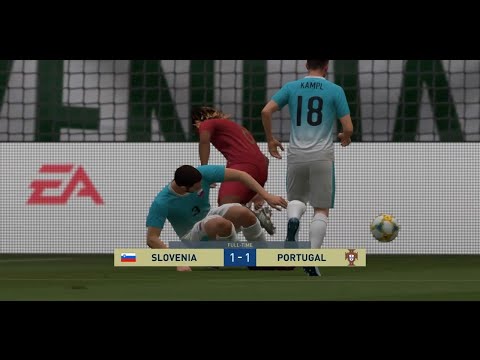 FIFA 20 - Career Manager UEFA Euro 2020 Gameplay 2 (Slovenia vs Portugal)