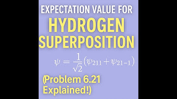 Griffiths QM Problem 6.21 | Hydrogen State Superposition & ⟨r⟩ Using Reduced Matrix Element