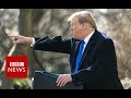 President Trump declares national emergency over border wall - BBC News
