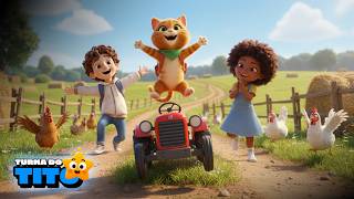 Música Fazenda Feliz 🎵 Desenho Infantil na Fazendinha | Turma do Tito