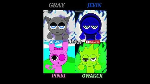 Gray or Jevin or Pink or OWAKCX | incredibox sprunki #edit #shorts #fyp #sprunki #sprunkiincredibox