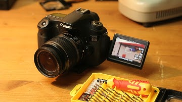 Repairing a Canon EOS 60D DSLR  with Faulty SD Card Slot + Updates