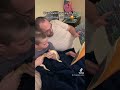 Sweet moment between father, son, and SNAKE #ballpython #snake #animals #pets #sweetmoments #shorts