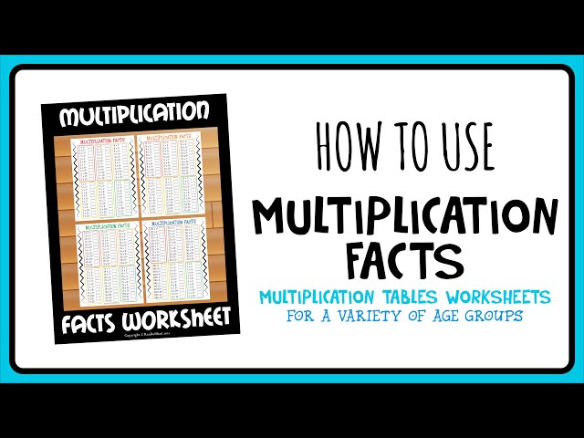 Free Multiplication Facts Worksheets: Amazing Practice! 3 sddefault