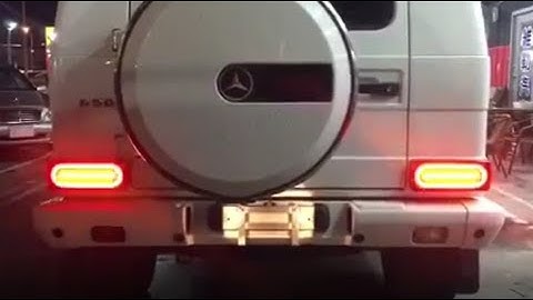 iJDMTOY LED Sequential Flashing Turn Signal Tail Lights Demo on a G-Class