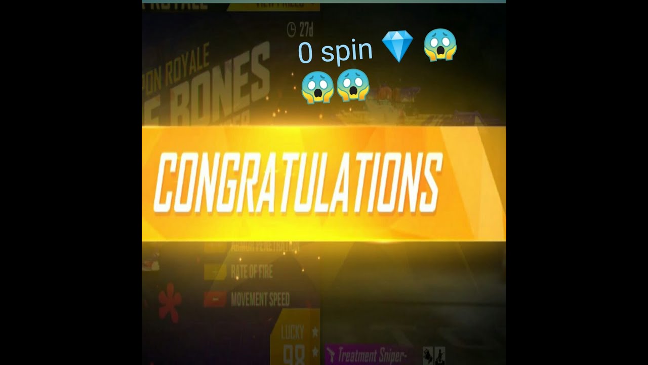 I got new weapon royal skin in 0 Diamond trick 