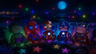 NO ADS Magical Ocean Sleep with Iron Man & Spidey 🌊 Calming Piano Beats for Sweet Dreams screenshot 5
