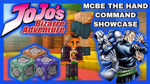 MCPE/MCBE JOJO Stand Command Showcase 《THE HAND》// Download